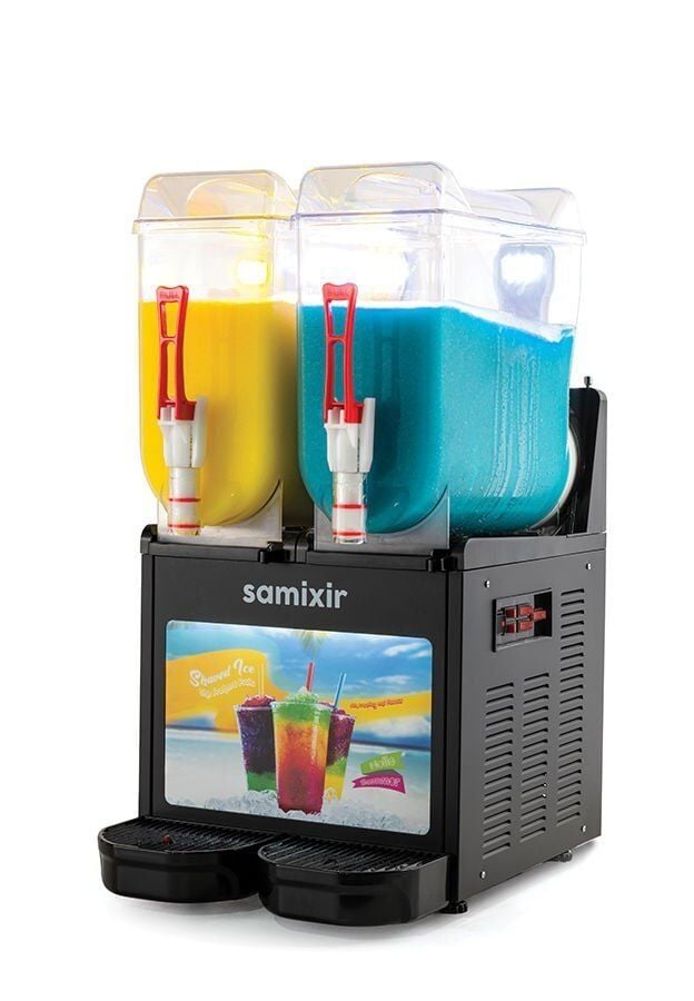 SAMIXIR Slush Twin Allure Meyve Suyu Dispenseri 12+12 Litre
