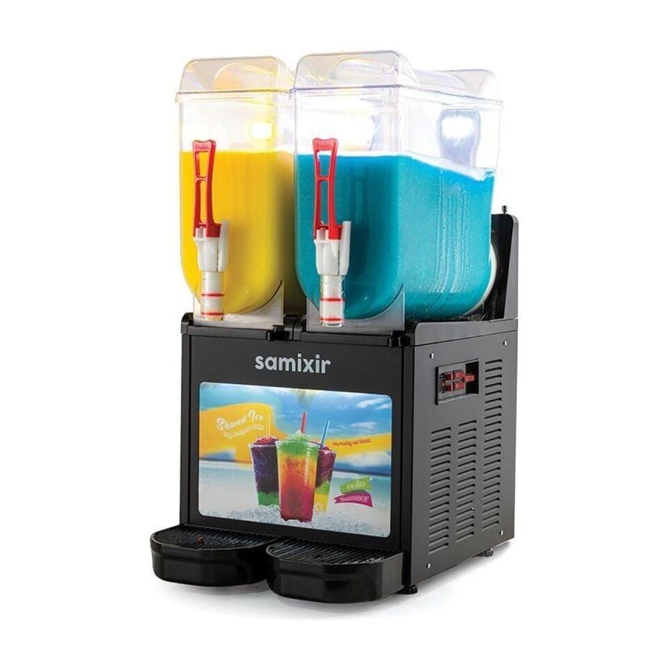 SAMIXIR Slush Twin Allure Meyve Suyu Dispenseri 12+12 Litre