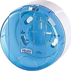 Mini Pratik Tuvalet Kağıdı Dispenseri (Şeffaf-Mavi)