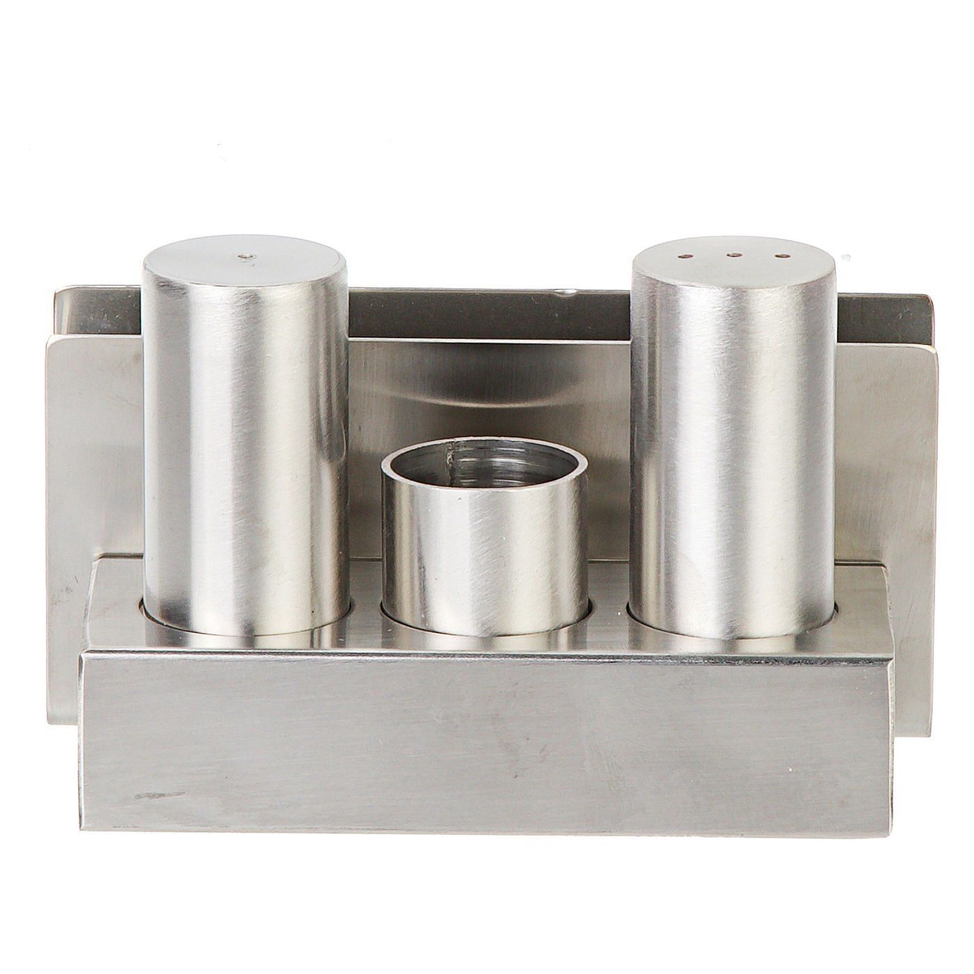 Çelik Tuzluk ve Peçetelik Takımı