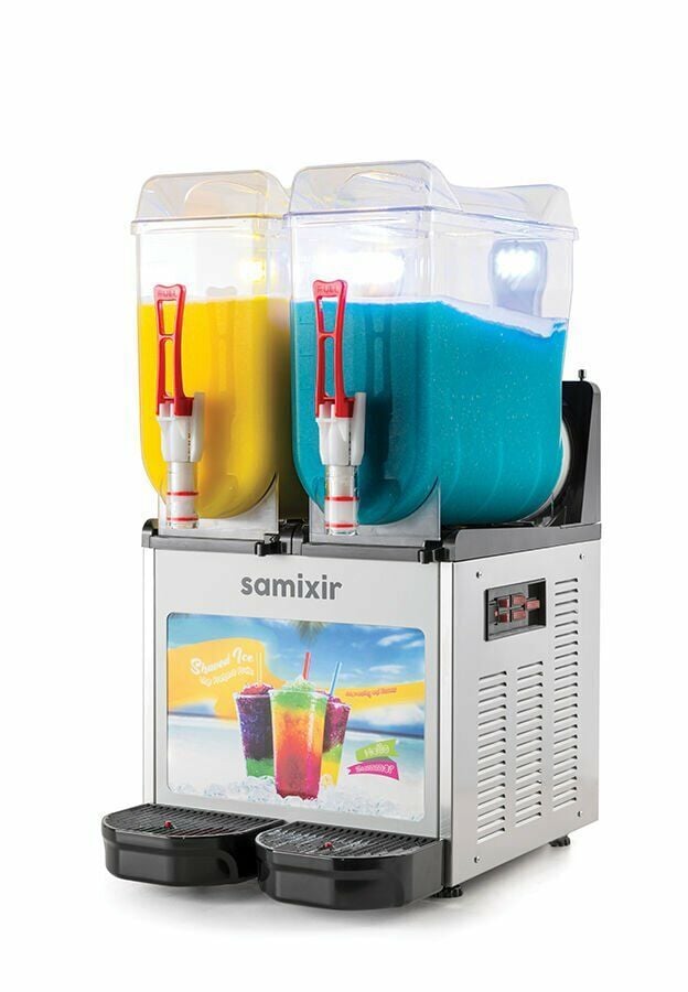 SAMIXIR Slush Twin Allure Meyve Suyu Dispenseri 12+12 Litre