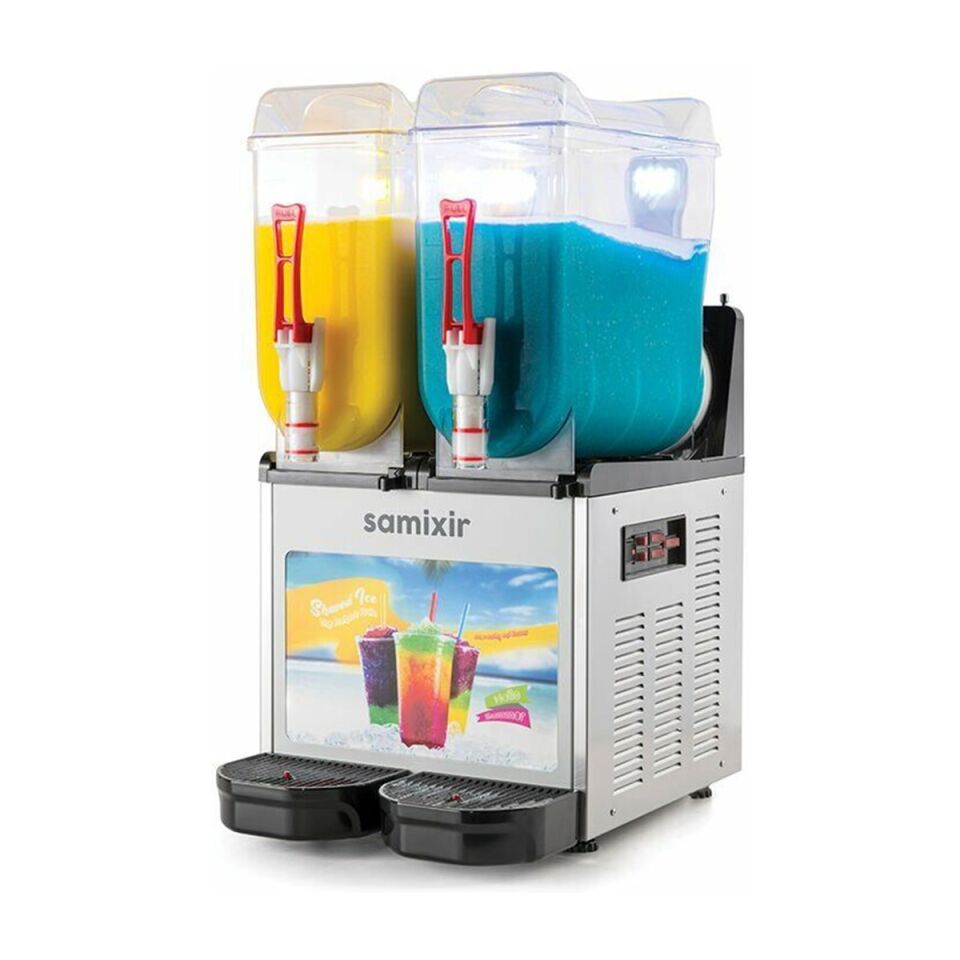 SAMIXIR Slush Twin Allure Meyve Suyu Dispenseri 12+12 Litre