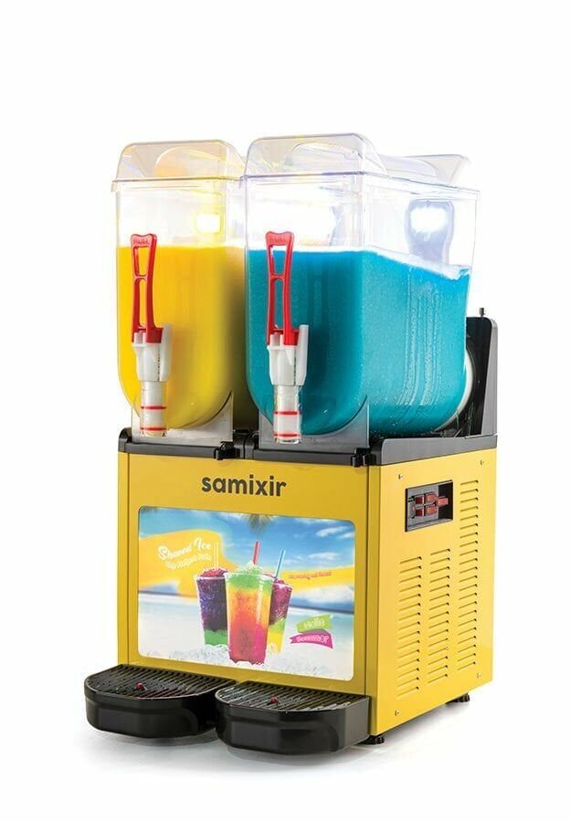 SAMIXIR Slush Twin Allure Meyve Suyu Dispenseri 12+12 Litre