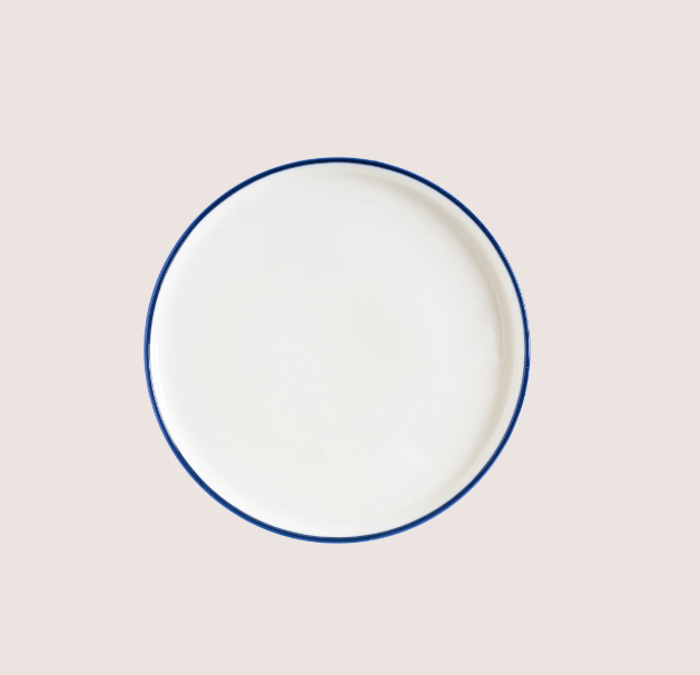 Linea Blue Hygge Düz Tabak 22 Cm