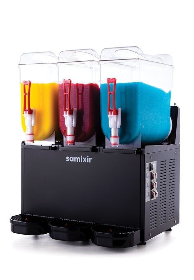 SAMIXIR Slush Triple Meyve Suyu Dispenseri 12+12+12 Litre