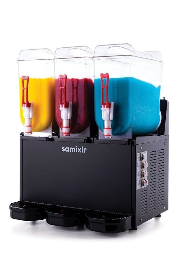 SAMIXIR Slush Triple Meyve Suyu Dispenseri 12+12+12 Litre