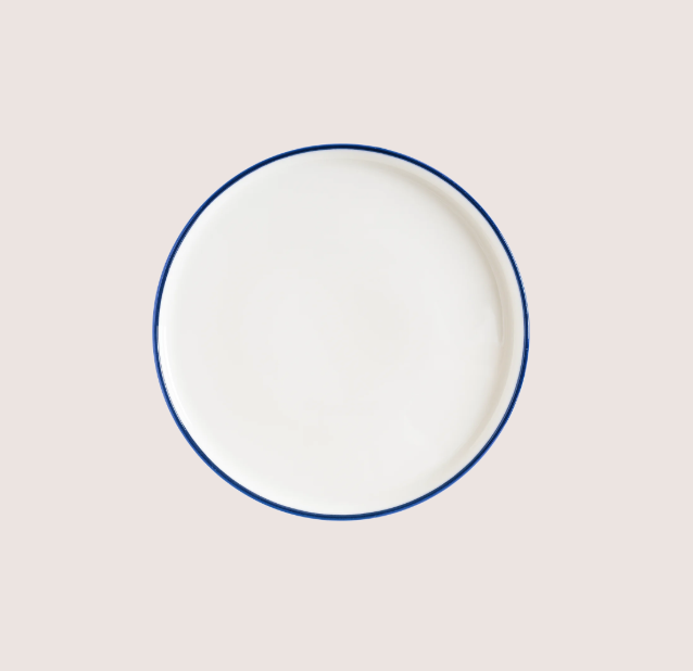 Linea Blue Hygge Düz Tabak 25 Cm