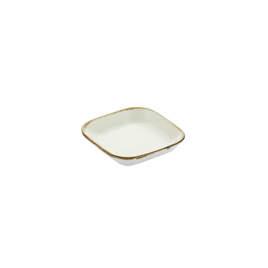 Bone Quadro Fileli Kare Meze Tabağı 10 Cm