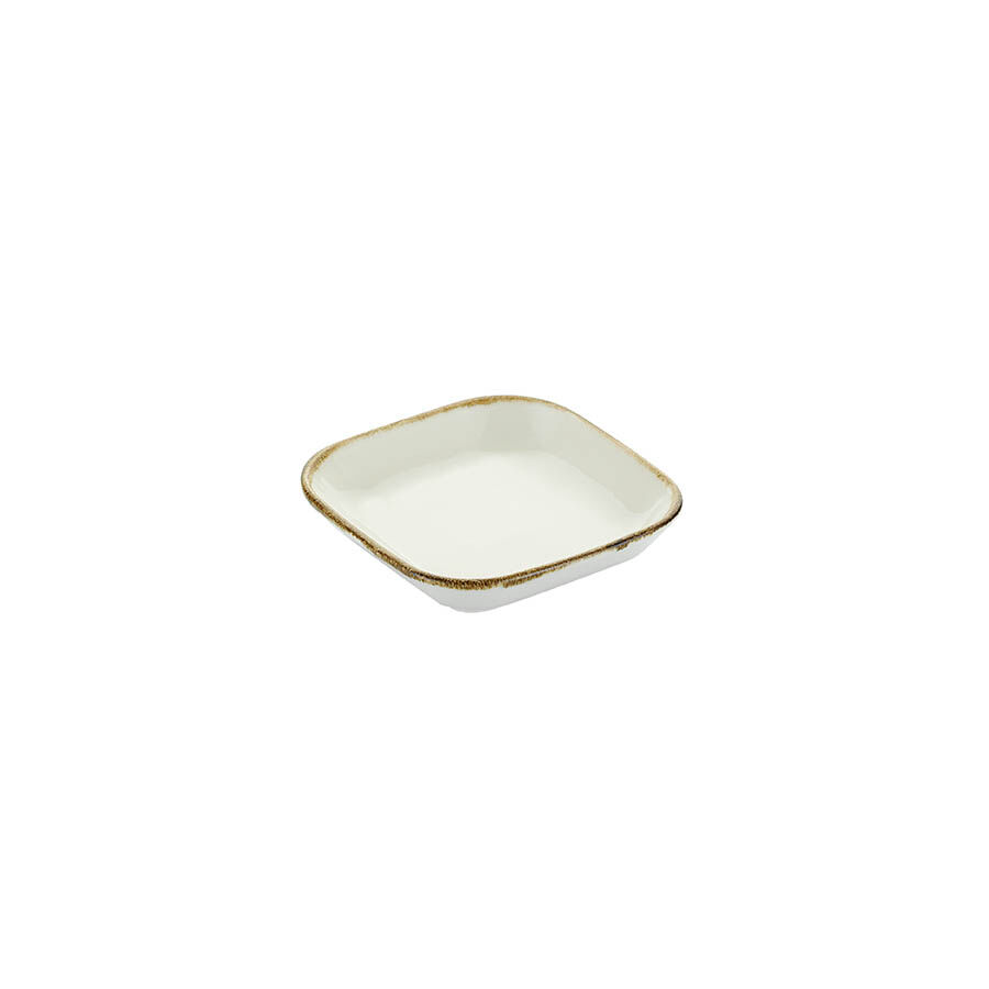 Bone Quadro Fileli Kare Meze Tabağı 10 Cm