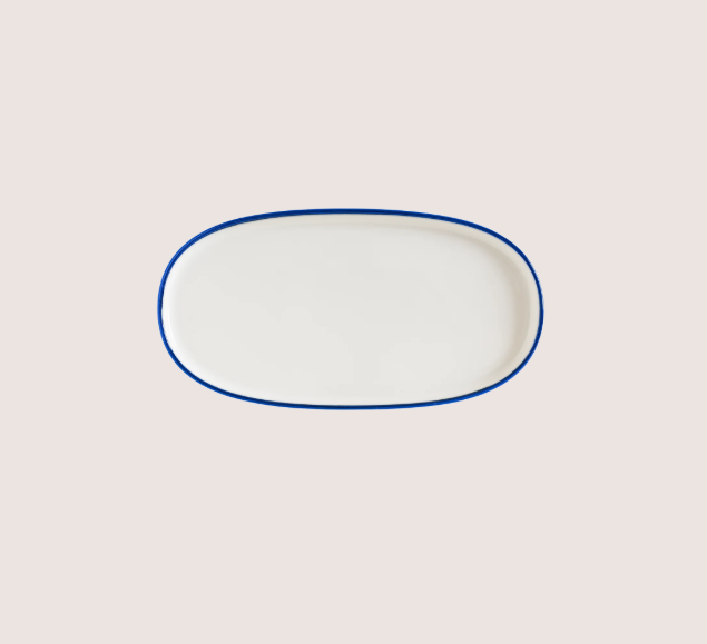 Linea Blue Hygge Oval Servis Tabağı 30 Cm
