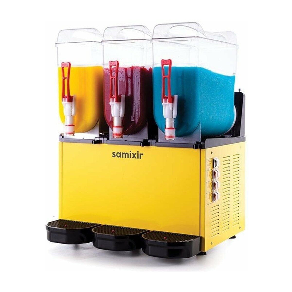SAMIXIR Slush Triple Meyve Suyu Dispenseri 12+12+12 Litre