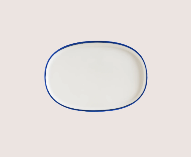 Linea Blue Hygge Oval Servis Tabağı 34 Cm