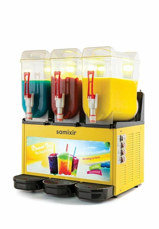 SAMIXIR Slush Tiple  Allure Meyve Suyu Dispenseri 12+12+12 Litre