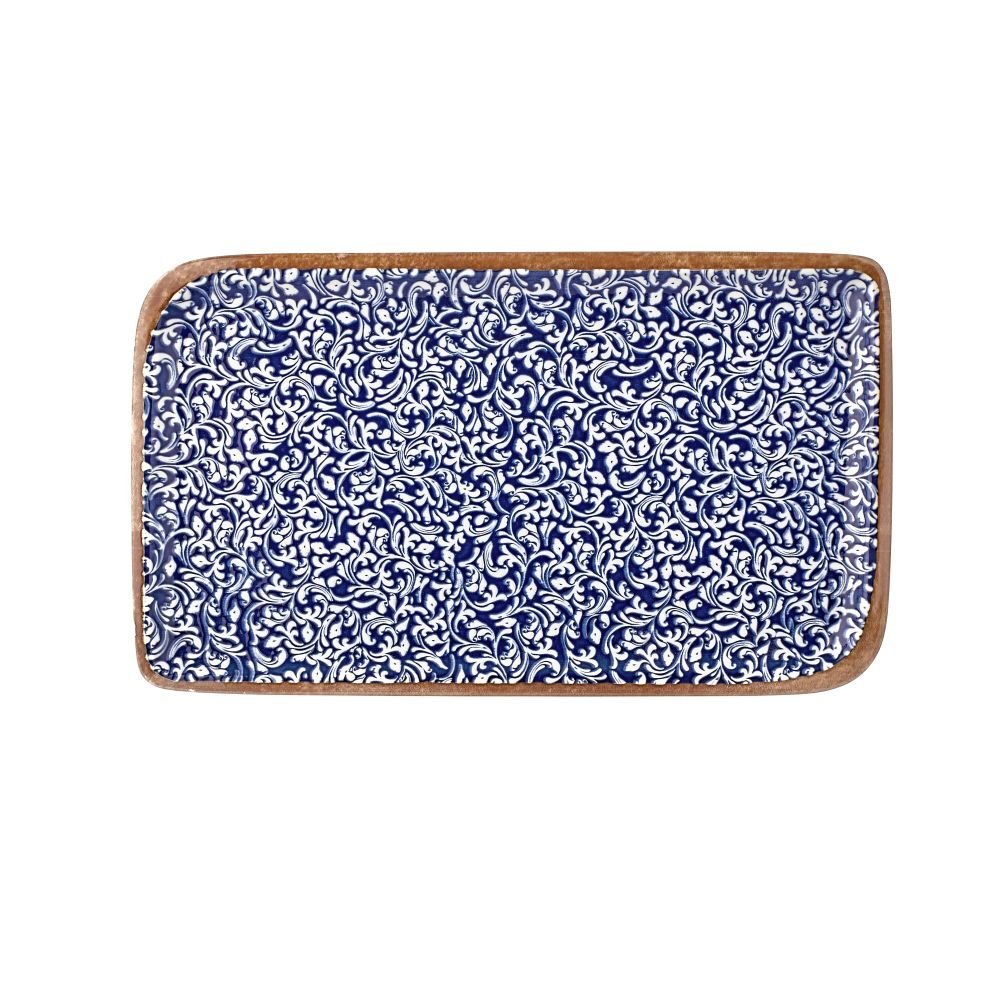 Edera Cobalt Arel 34 Cm Dikdörtgen Tabak 30*17,5 Cm