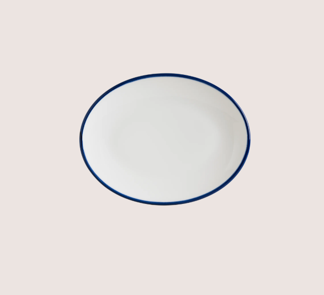 Linea Blue Moove Oval Tabak 20*15,6 Cm