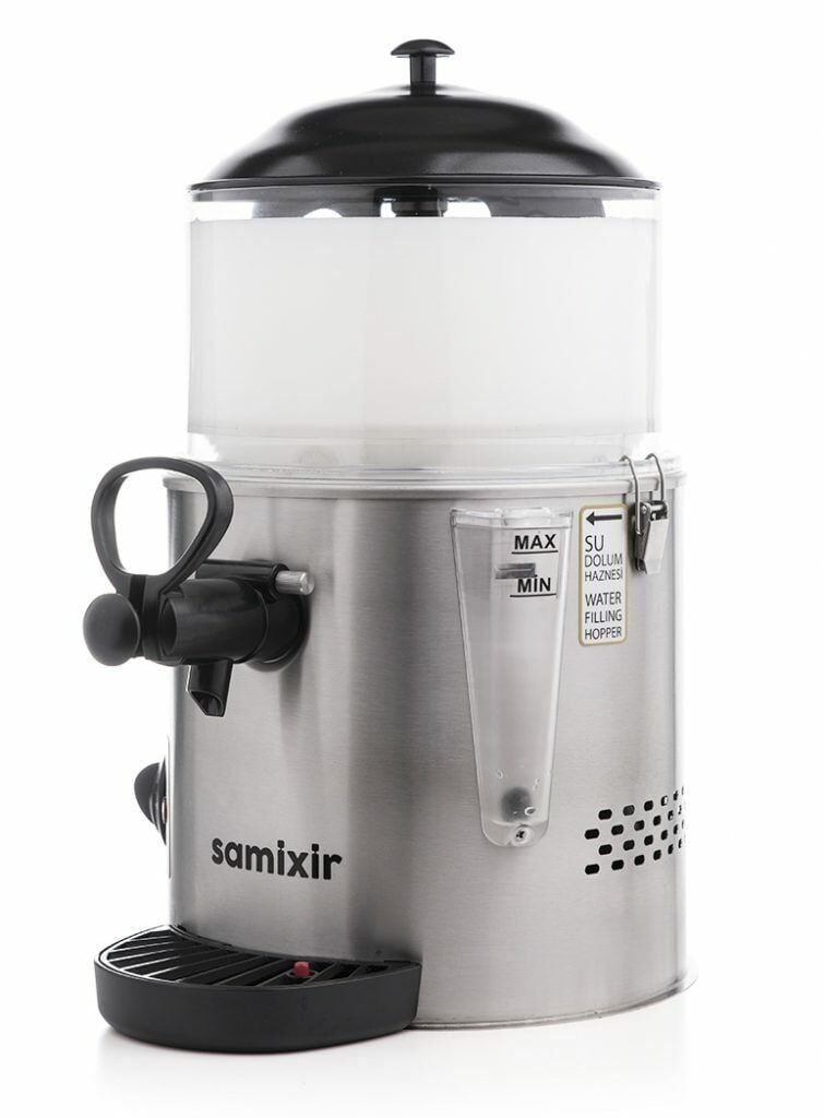SAMIXIR Hot Panoramik, Sıcak İçecek Dispenseri 5 Litre Inox