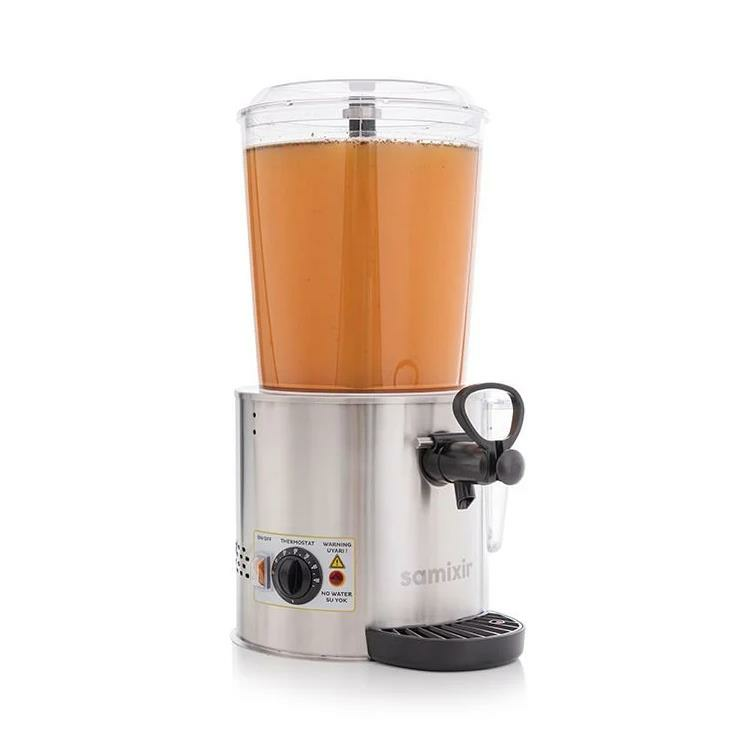 SAMIXIR Hot Panoramik, Sıcak İçecek Dispenseri 10 Litre Inox