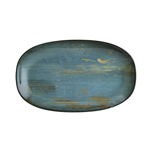 Madera Mint Gourmet Oval Kayık Tabak 34*19 Cm