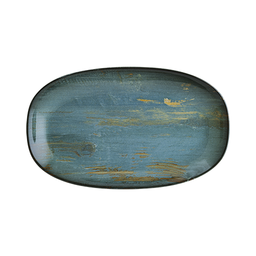 Madera Mint Gourmet Oval Kayık Tabak 34*19 Cm