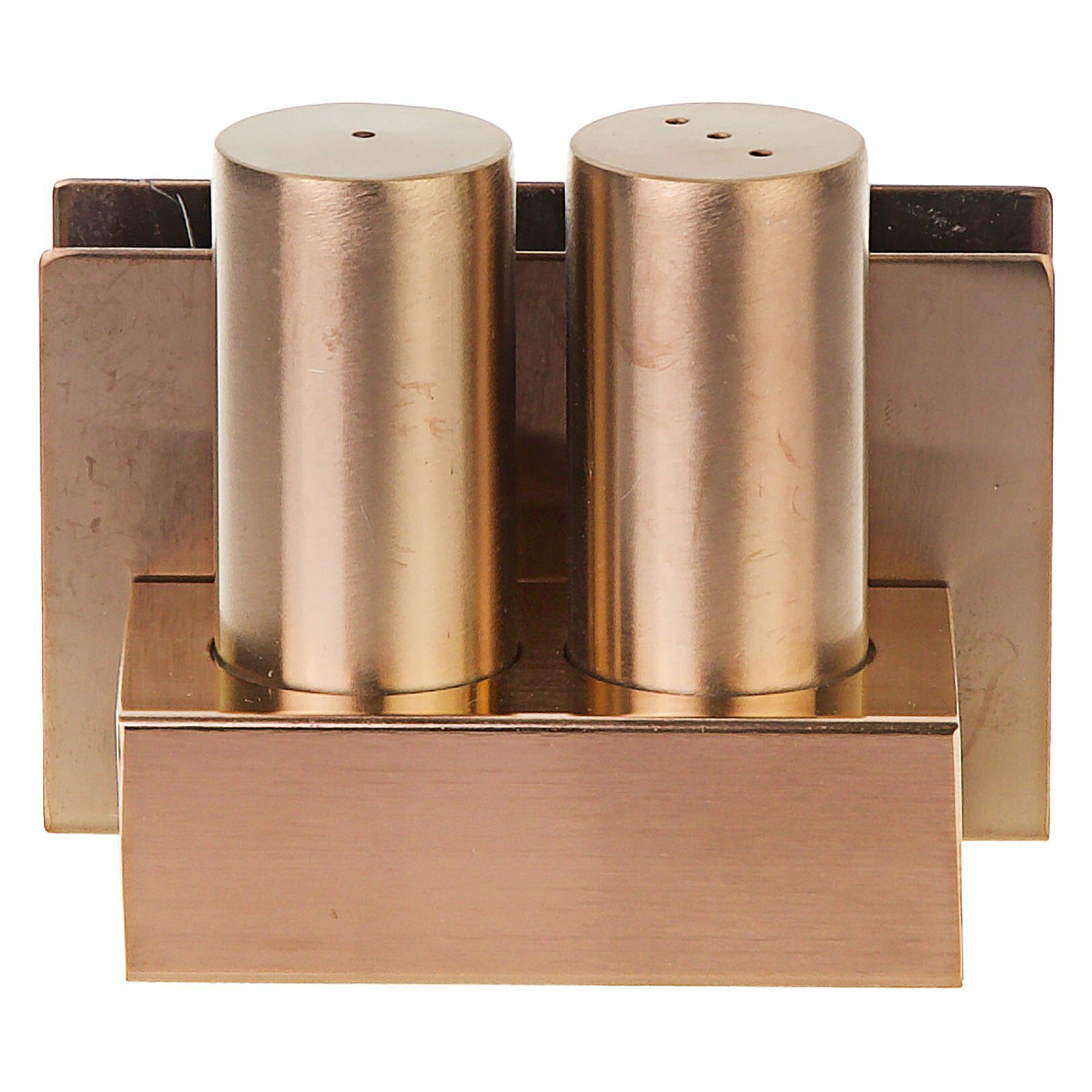 Çelik Tuzluk ve Peçetelik Takımı Bakır