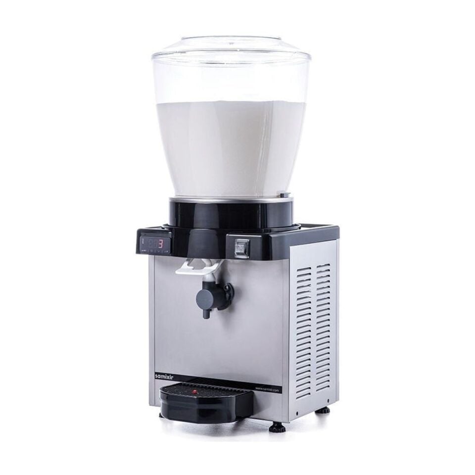 SAMIXIR KAM22 Panoramik Köpüklü Ayran Dispenseri 22 Litre Inox