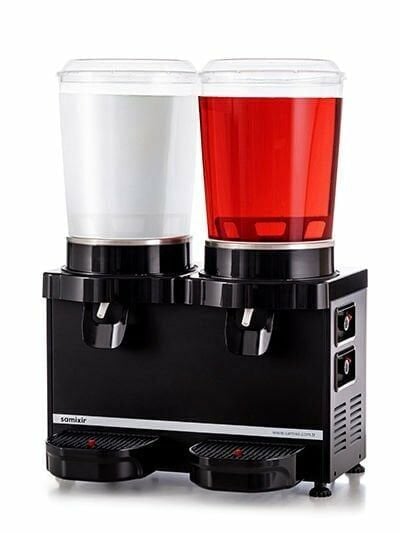 SAMIXIR Panoramik 10 Twin Soğuk İçecek Dispenseri 10+10 Litre