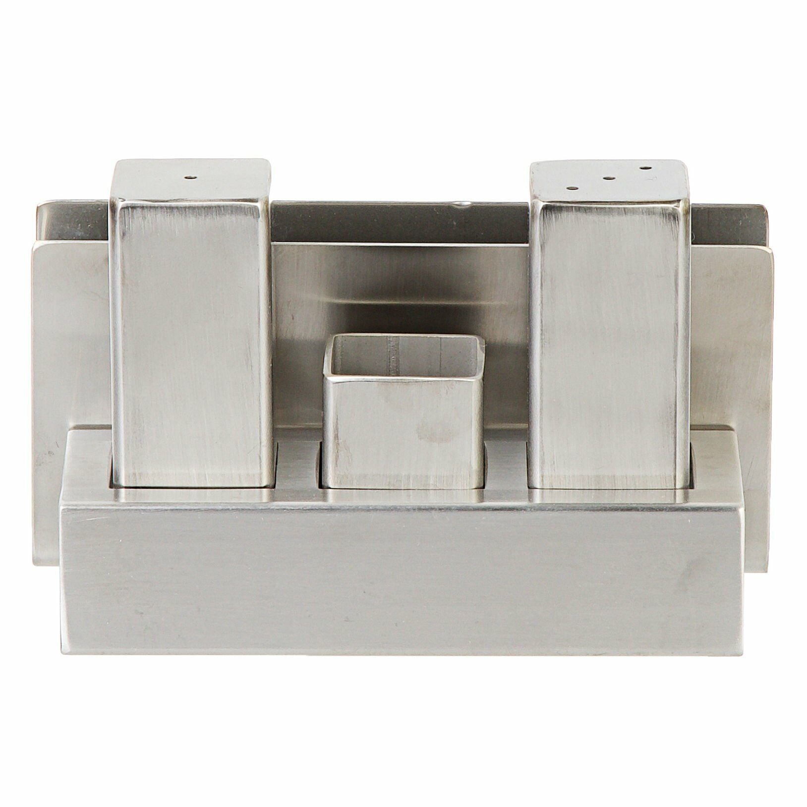 Çelik Tuzluk ve Peçetelik Takımı