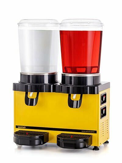 SAMIXIR Panoramik 10 Twin Soğuk İçecek Dispenseri 10+10 Litre
