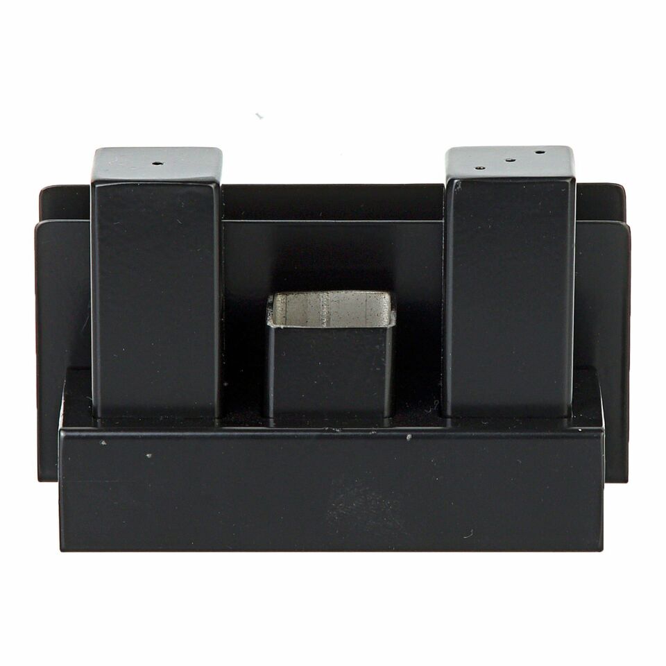 Çelik Tuzluk ve Peçetelik Takımı Siyah