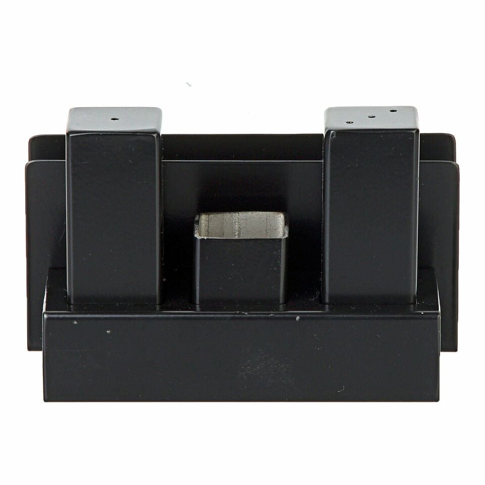 Çelik Tuzluk ve Peçetelik Takımı Siyah