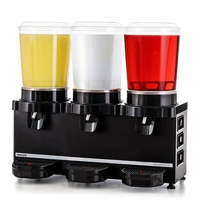 SAMIXIR Panoramik 10 Triple Soğuk İçecek Dispenseri 10+10+10 Litre