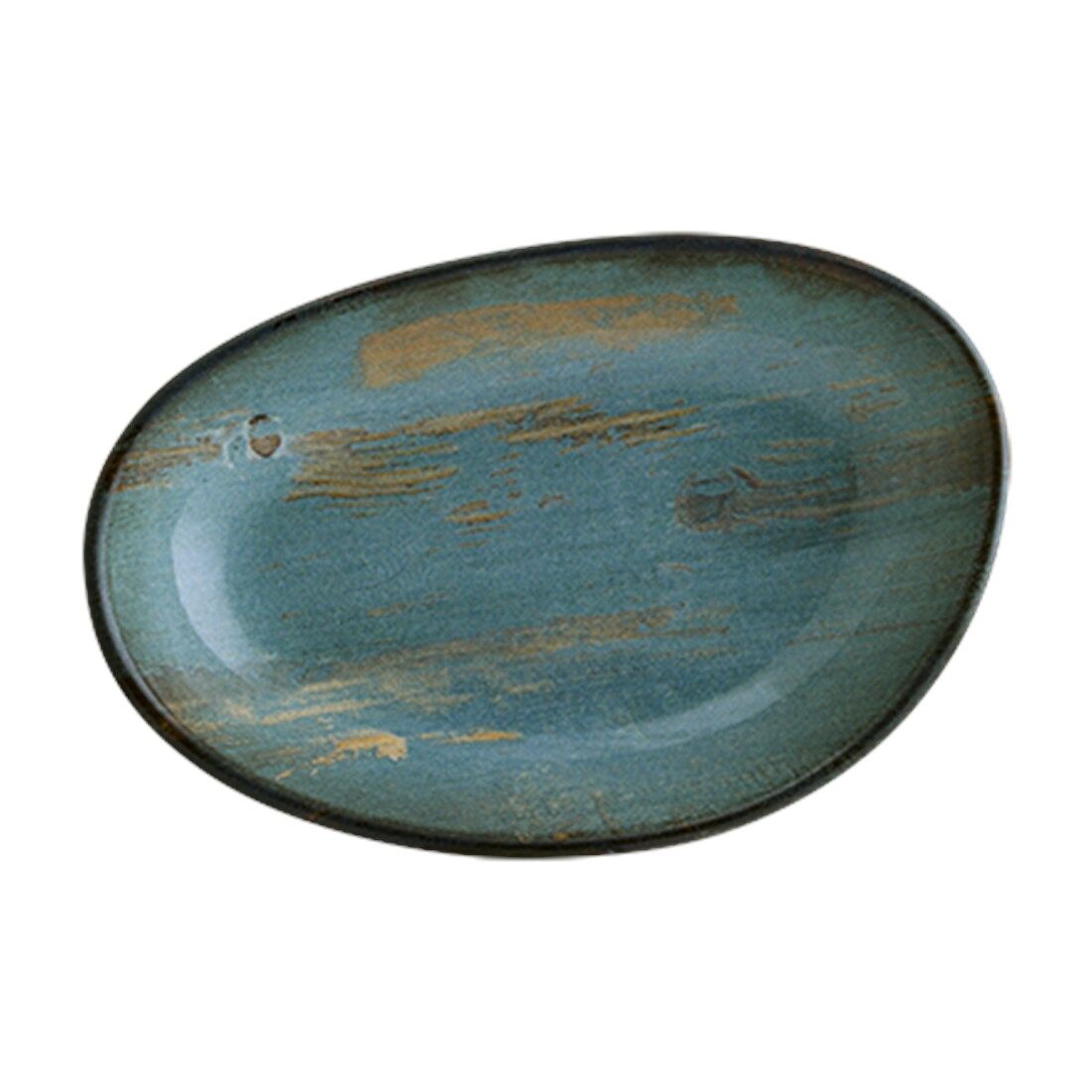 Madera Mint Vago Oval Kayık Tabak 15*8.5 Cm