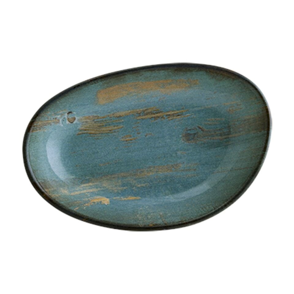 Madera Mint Vago Oval Kayık Tabak 15*8.5 Cm