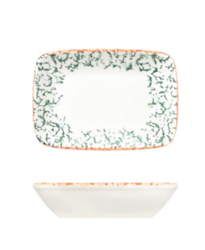 Venecia Green W Quadro Dikdörtgen Kayık 13 cm (12 * 8)
