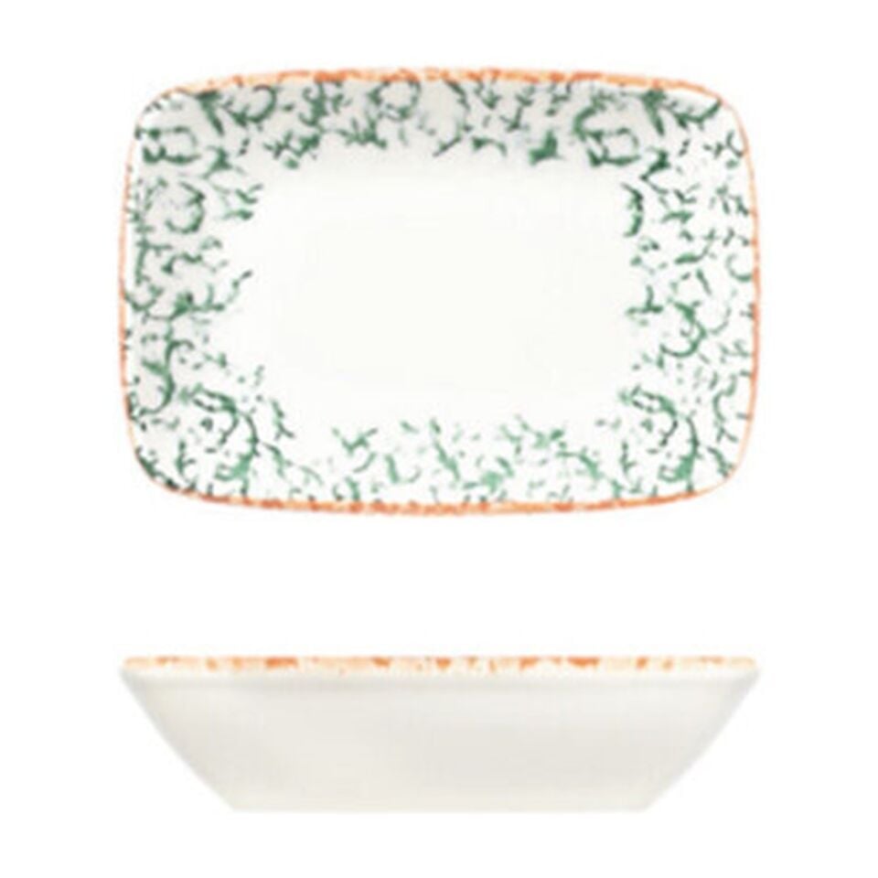Venecia Green W Quadro Dikdörtgen Kayık 18 cm (17 *12)
