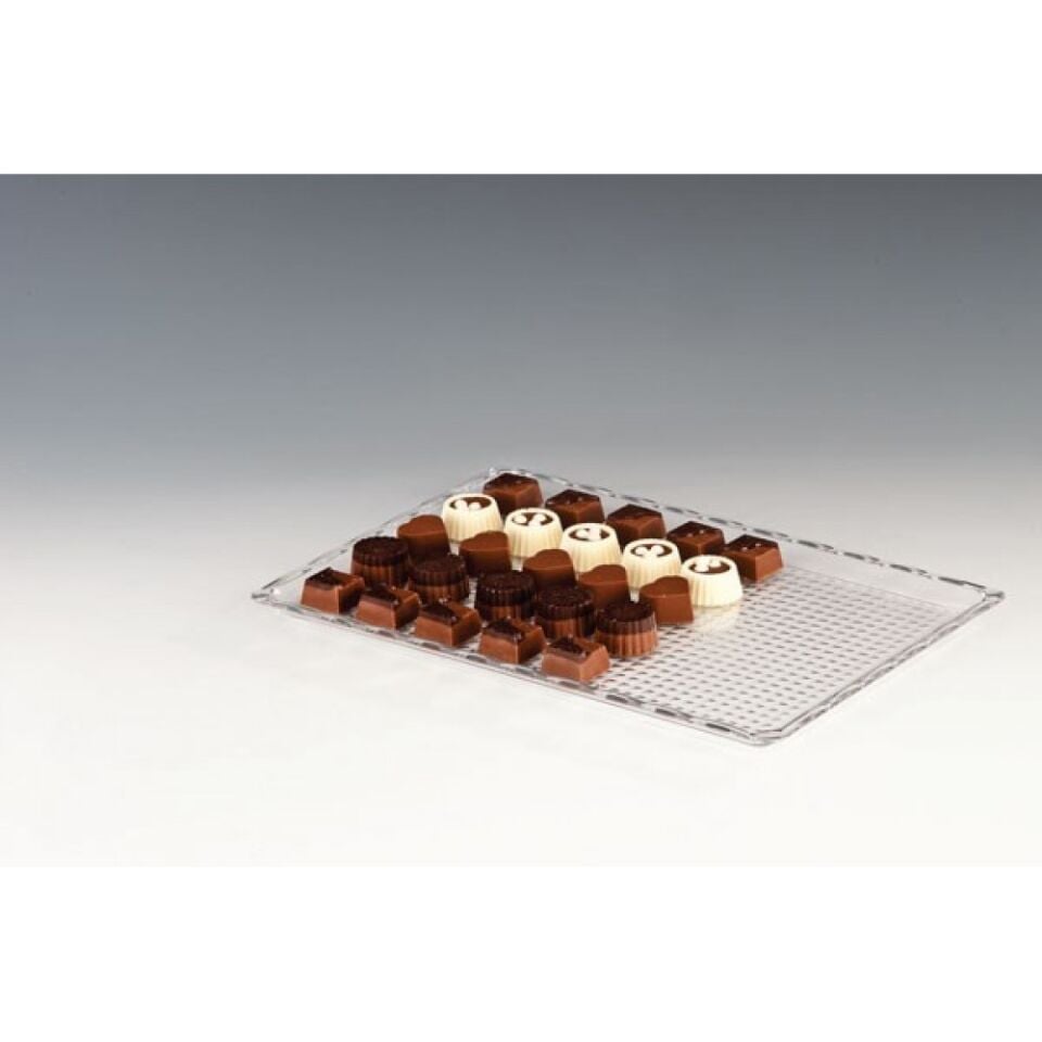 Policarbon Çikolata Teşhir Tepsisi