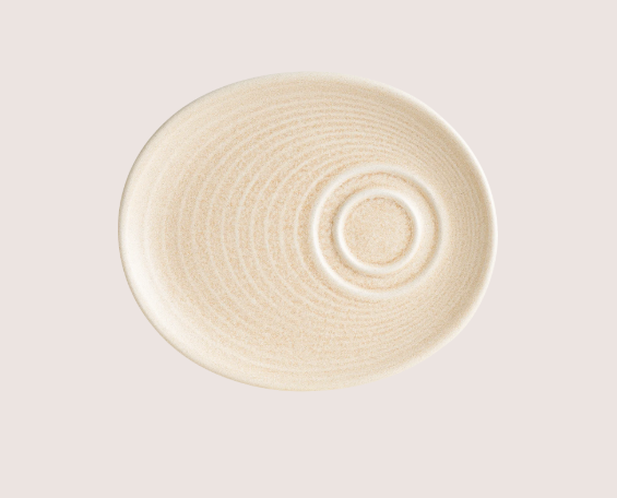 Mirage Ripple Sunum Tabağı 20*17 Cm