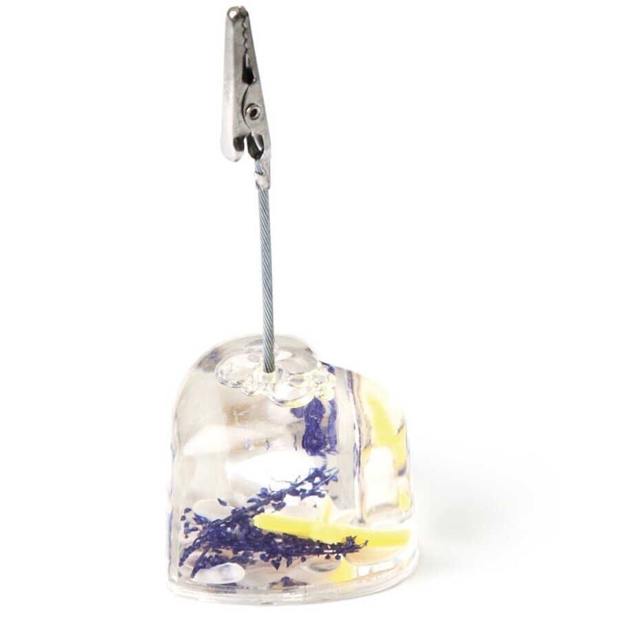 Biradlı Akrilik Kalpli Sipariş Tutucu