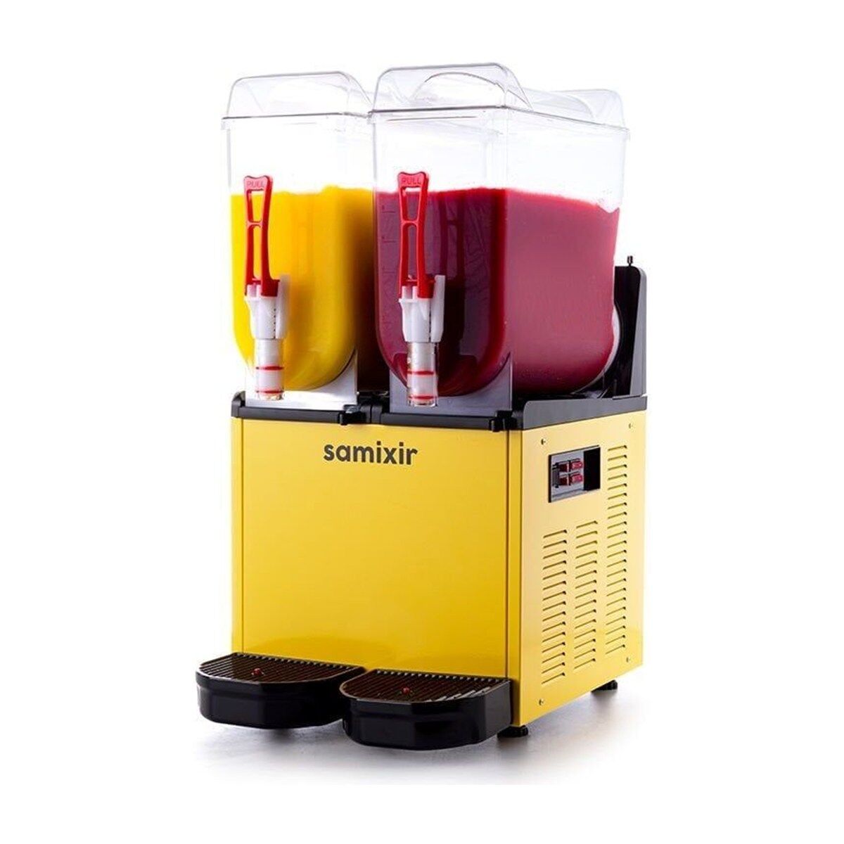 SAMIXIR Slush Twin Meyve Suyu Dispenseri 12+12 Litre