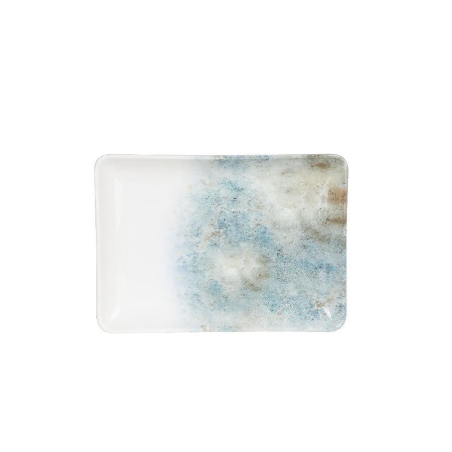 Bone Tan Düz Tabak 18*13 Cm