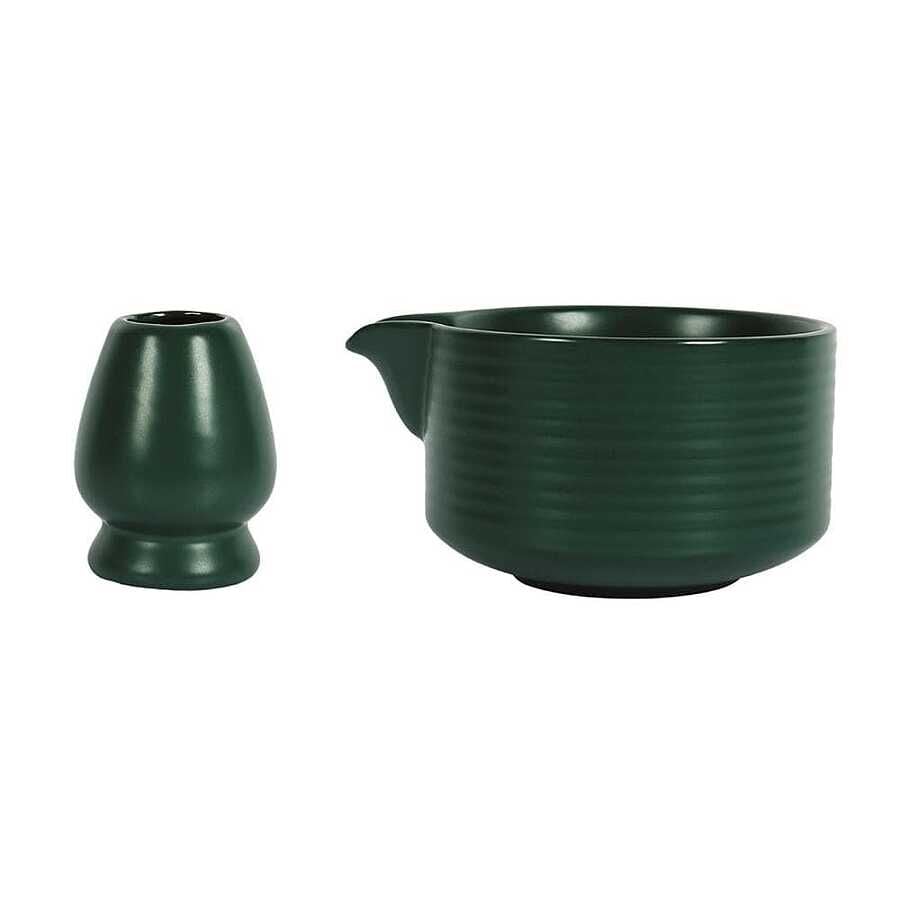 Matcha Çayı Hazırlama Seti - Seramik İkili Set