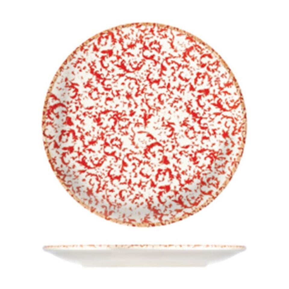 Venecia Maroon Lona Düz Tabak 28,5 cm