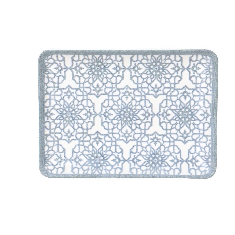 Bone Tan Düz Tabak 18*13 Cm