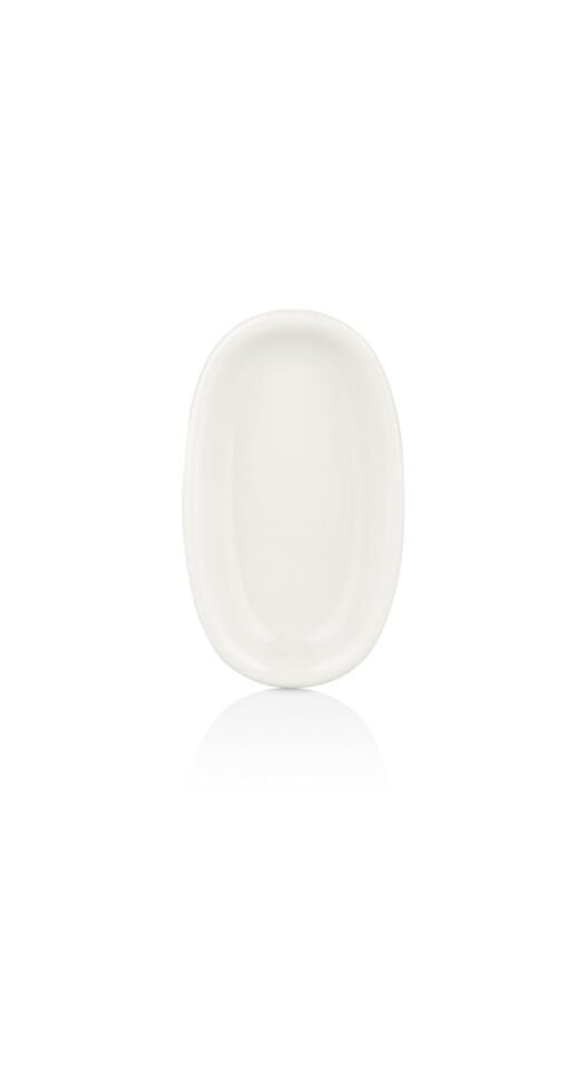 By Bone  Beyaz Zest 24 Cm Oval Tabak 24 Cm