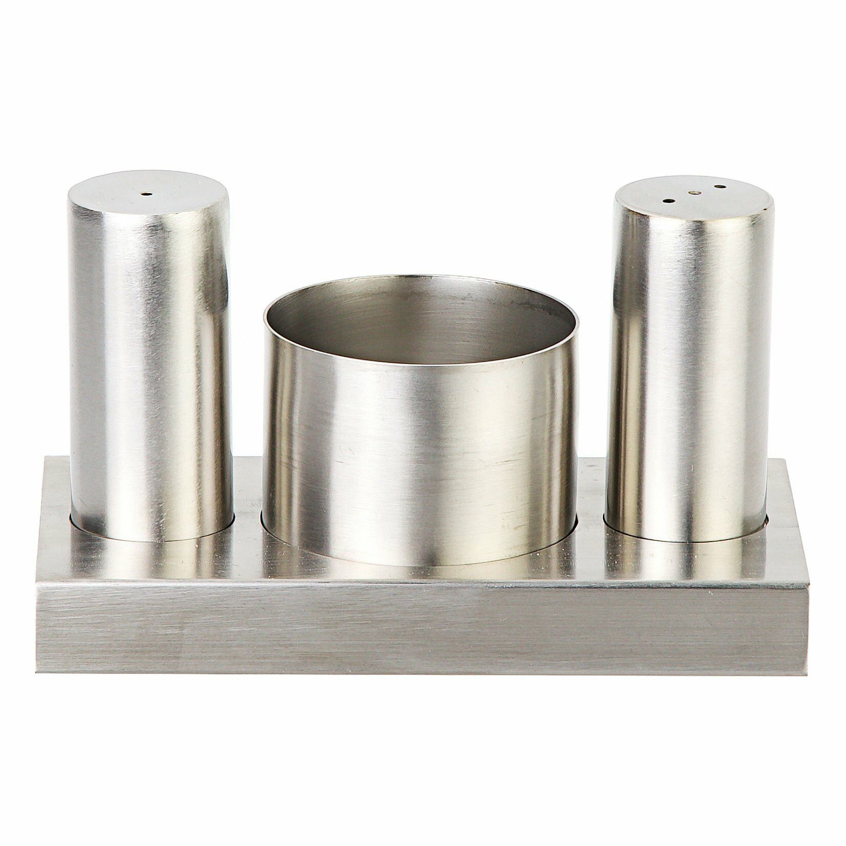 Yuvarlak 3'lü Tuzluk-Şekerlik Takımı