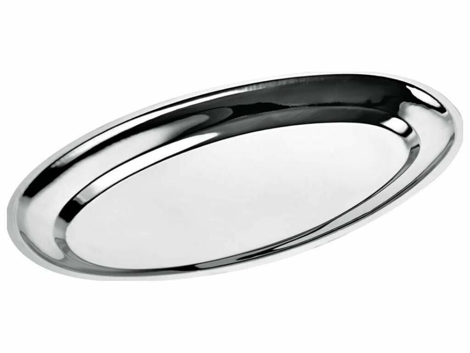 Metal Kayık Tabak 38x22 (12 Adet)