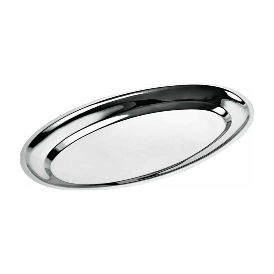 Metal Kayık Tabak 38x22 (12 Adet)