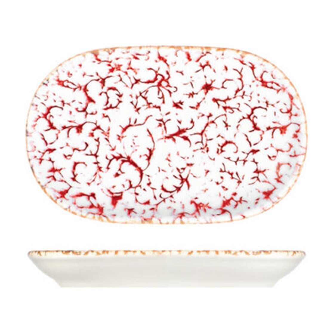 Venecia Maroon Magnus Oval Kayık 28 cm