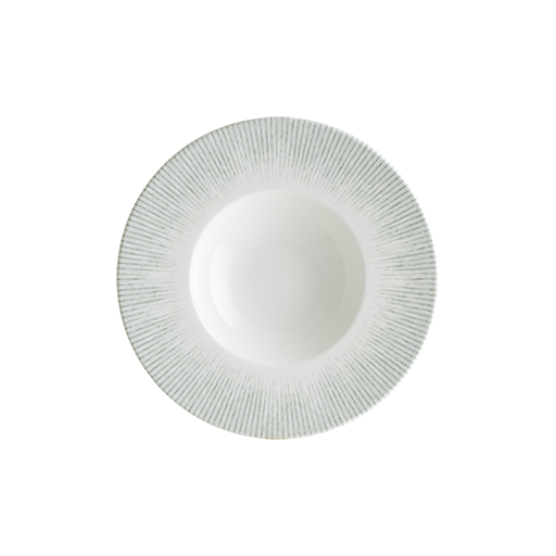 Iris Dark Wood Banquet Çukur Tabak 28 Cm