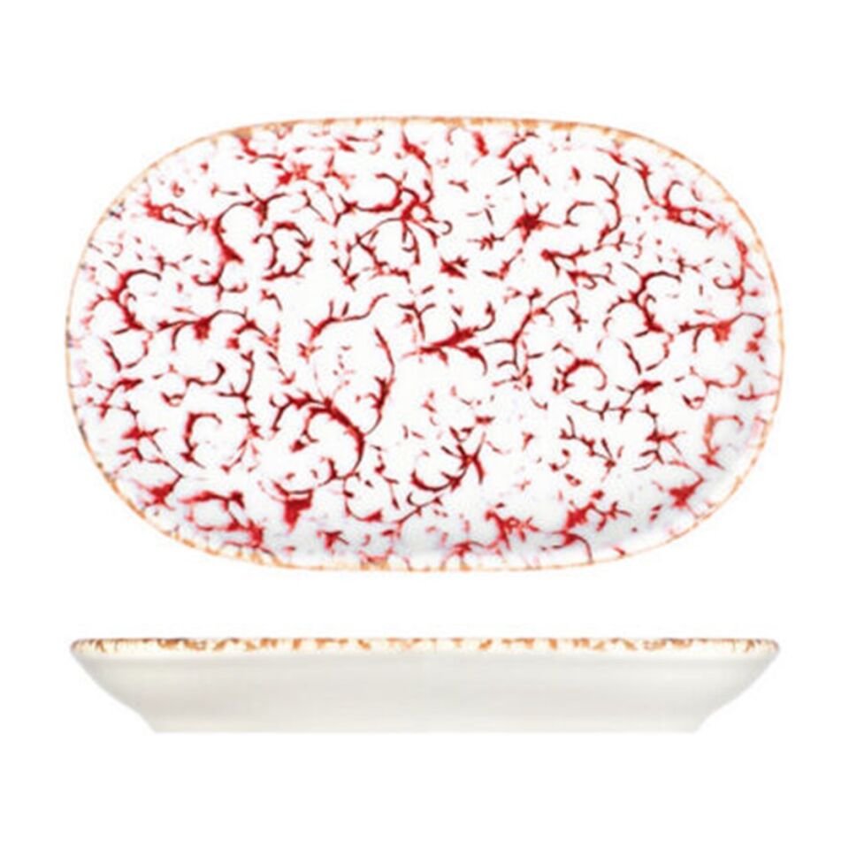 Venecia Maroon Magnus Oval Kayık 37 cm